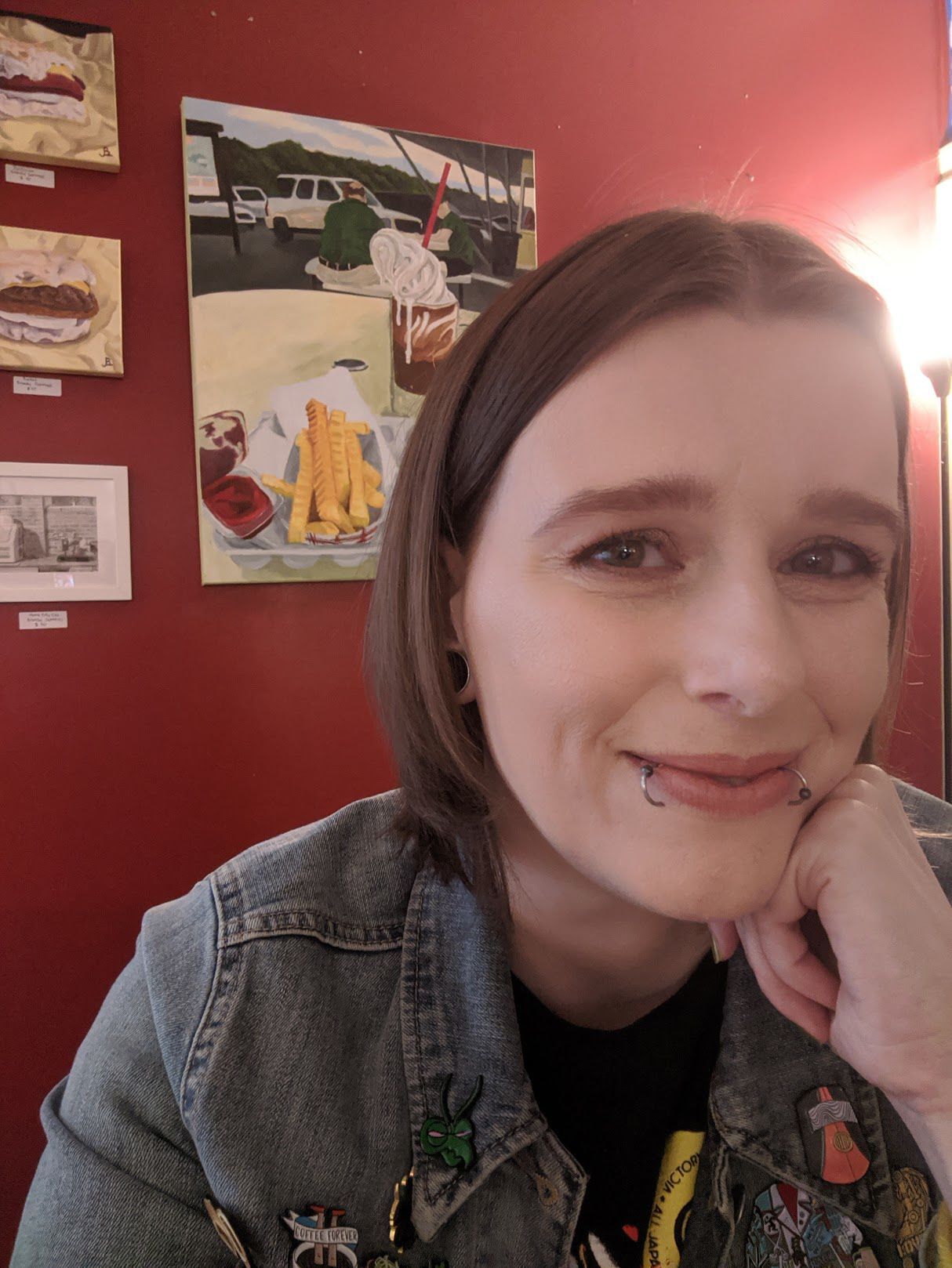 Brandy Jefferys Art Walk Selfie